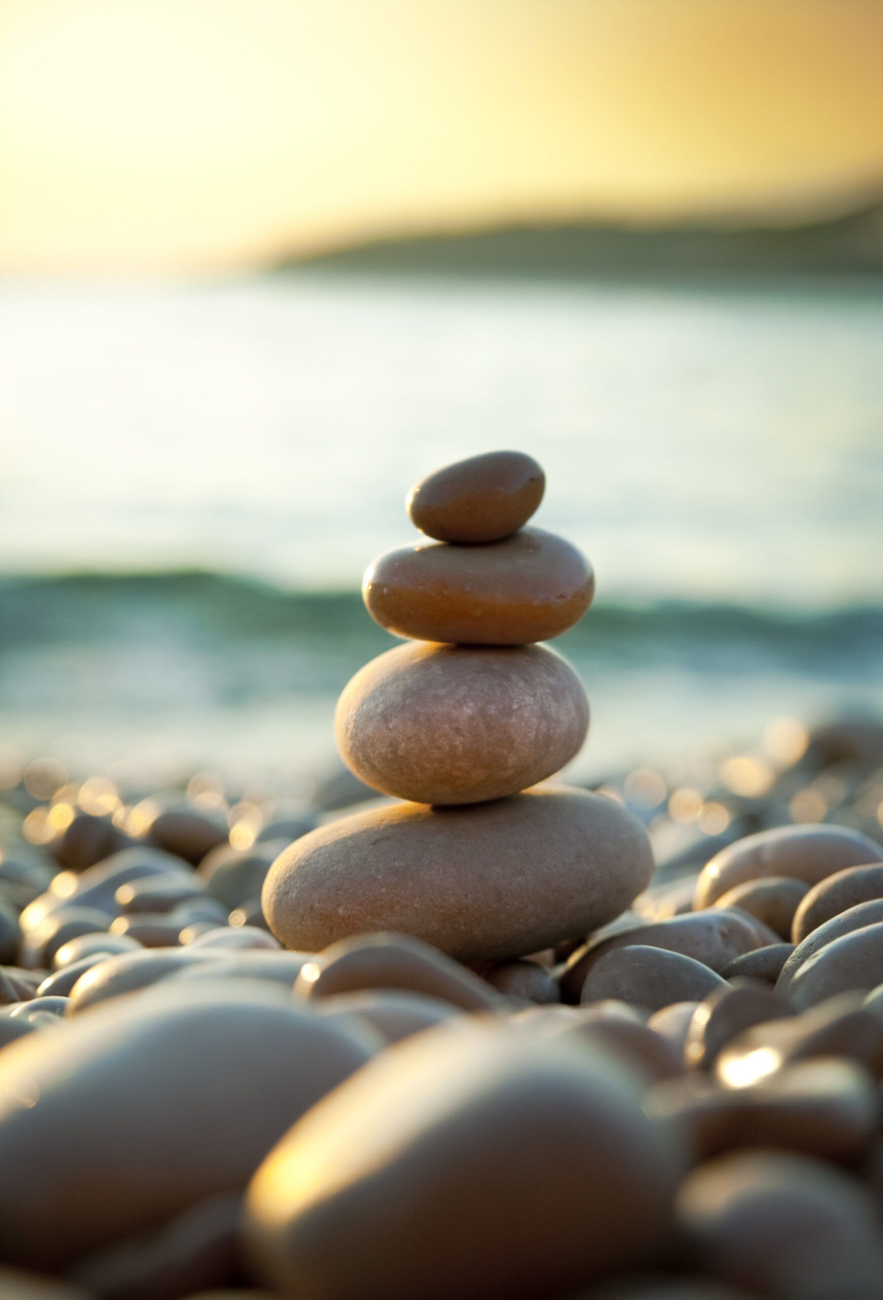 Pebble on beach